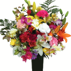 a large bouquet of flowers