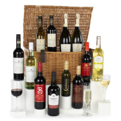 TWELVE WINES IN WICKER