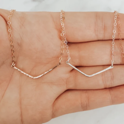 Alternative view of Chevron Necklace