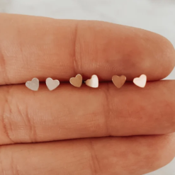 Alternative view of Heart Stud Earrings