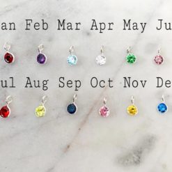 Alternative view of Custom Birthstone Necklace