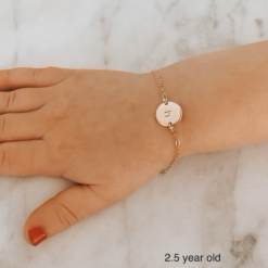 Alternative view of Initial Bracelet