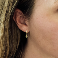 Alternative view of Dangle Star Earrings